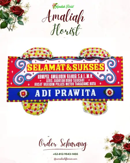 Papan Bunga Ucapan Selamat Karangwage