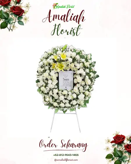 Krans Bunga Duka Karangwage